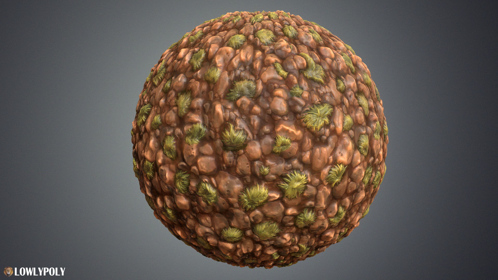 Stylized Rocks Vol 11  - Hand Painted Textures Texture_6