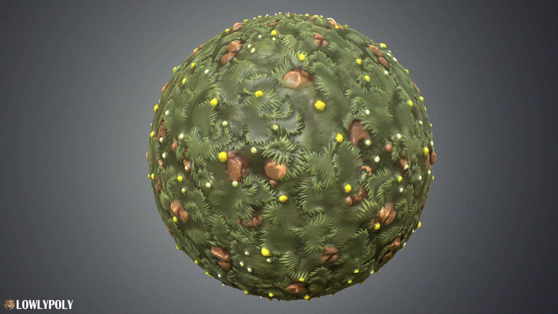 Stylized Rocks Vol 11  - Hand Painted Textures Texture_3