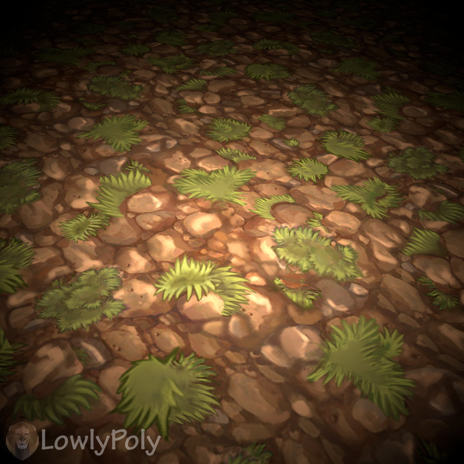 Stylized Rocks Vol 11  - Hand Painted Textures Texture_10