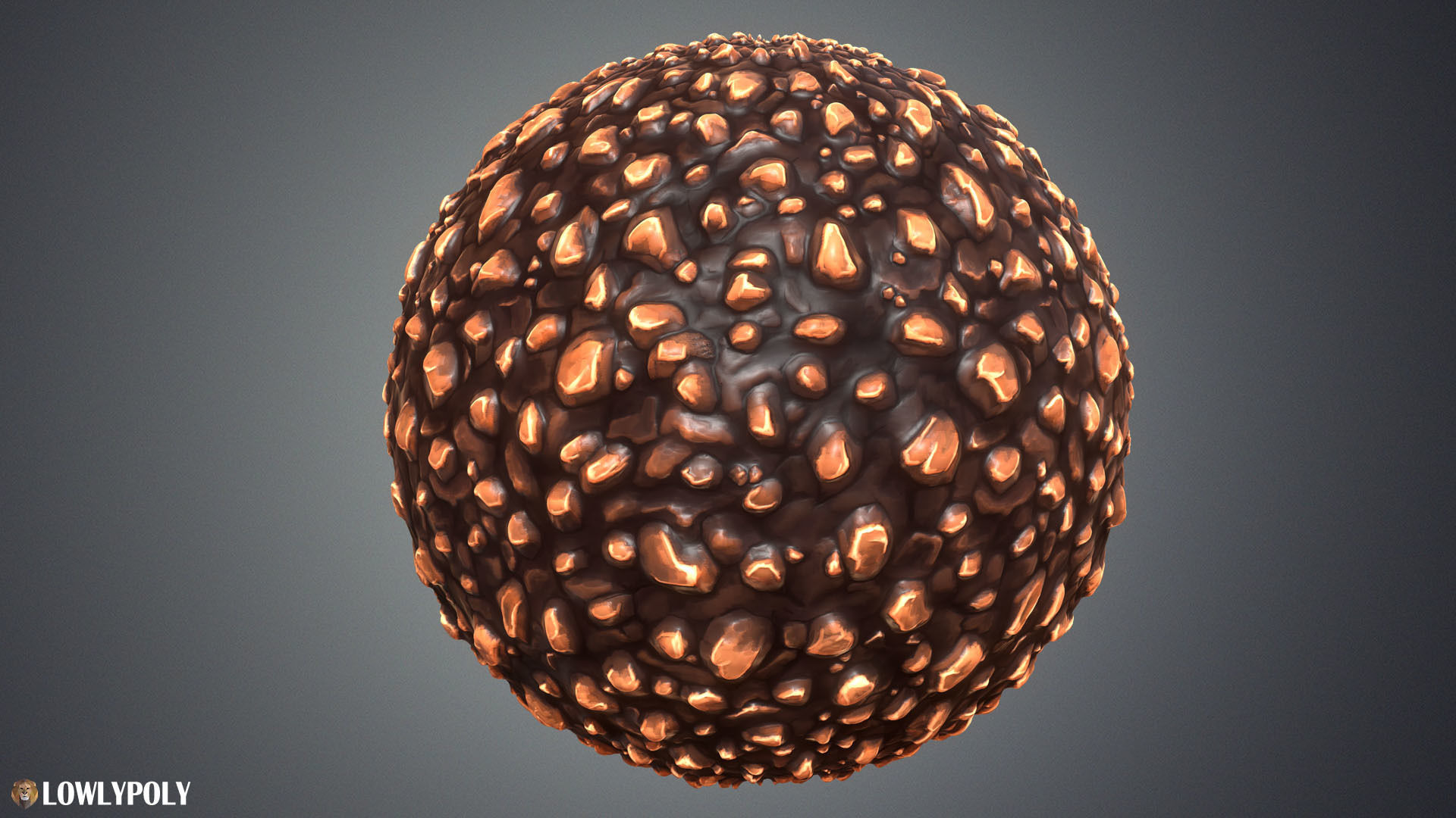 Stylized Rocks Vol 11  - Hand Painted Textures Texture_5