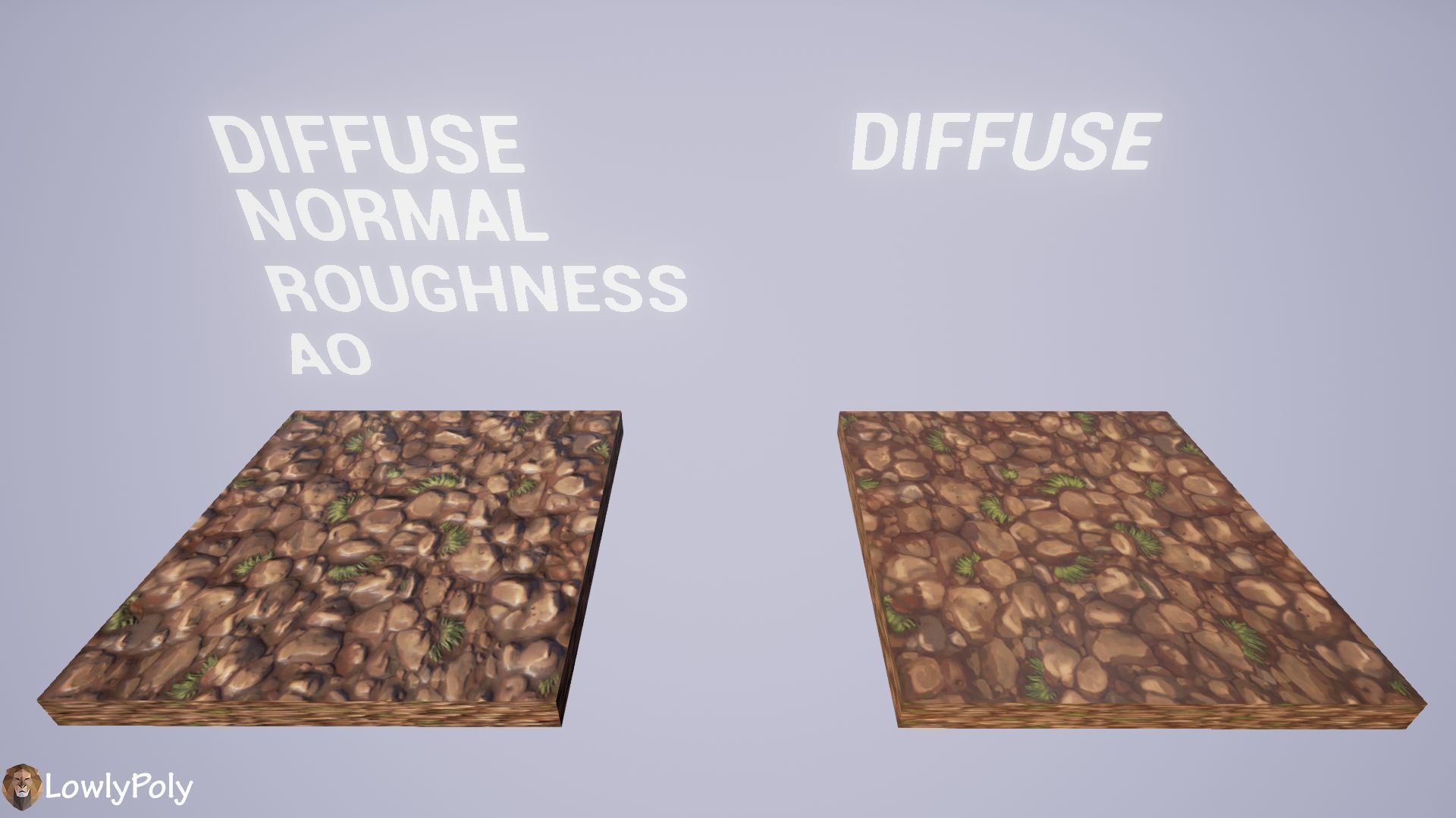 Stylized Rocks Vol 11  - Hand Painted Textures Texture_17