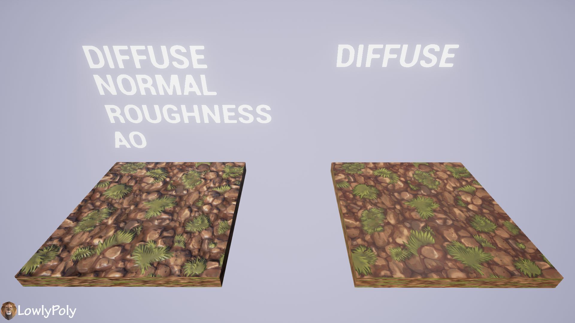 Stylized Rocks Vol 11  - Hand Painted Textures Texture_19