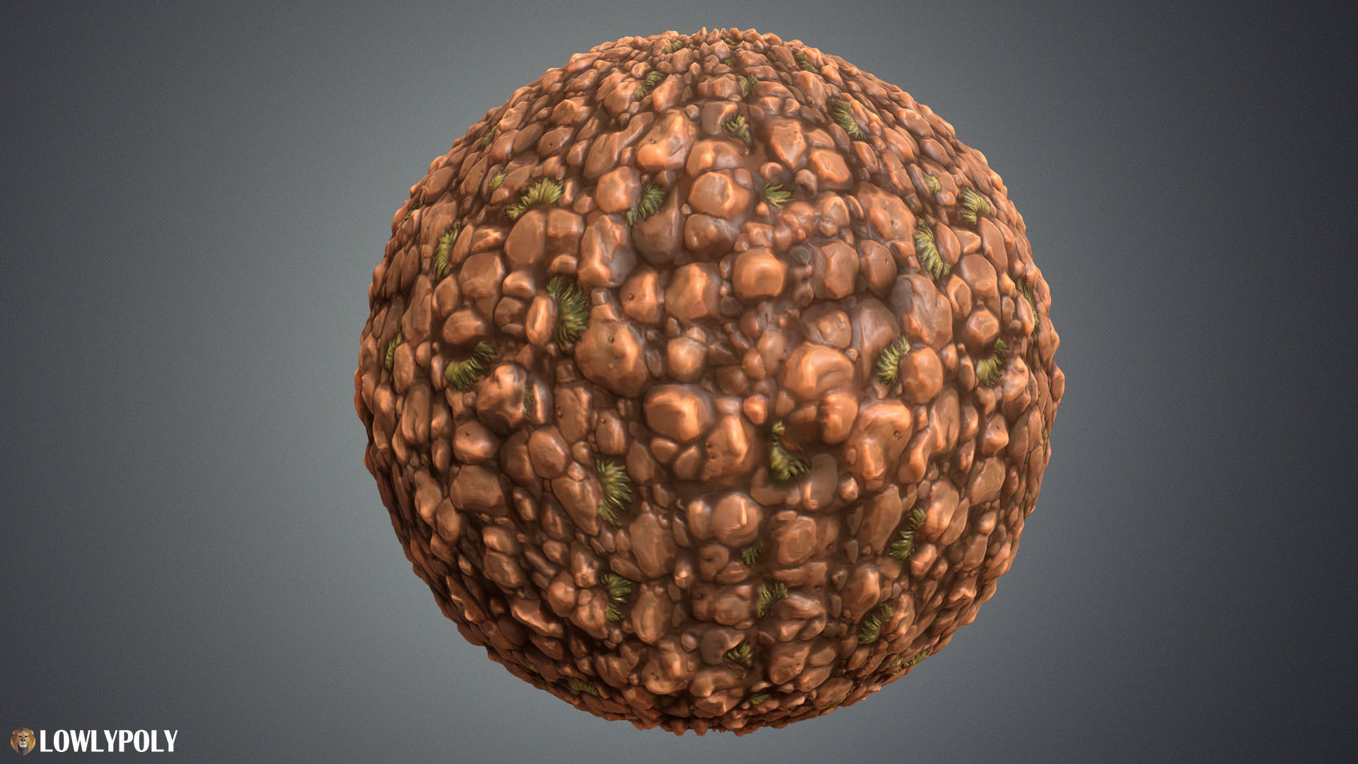 Stylized Rocks Vol 11  - Hand Painted Textures Texture_2