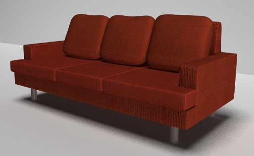 Sofa Set 4type 3D model_3