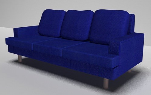 Sofa Set 4type 3D model_1