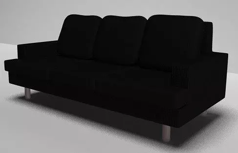 Sofa Set 4type 3D model_0