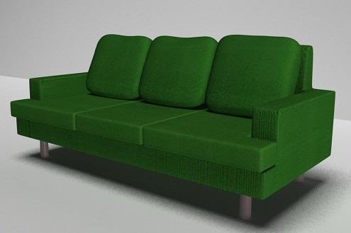 Sofa Set 4type 3D model_2