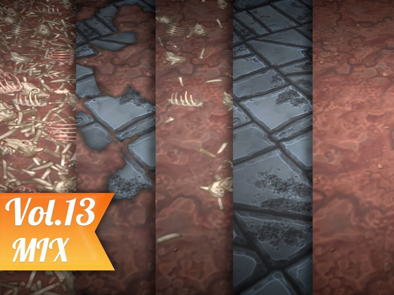Stylized Dirt Vol 13  - Hand Painted Texture Texture_7