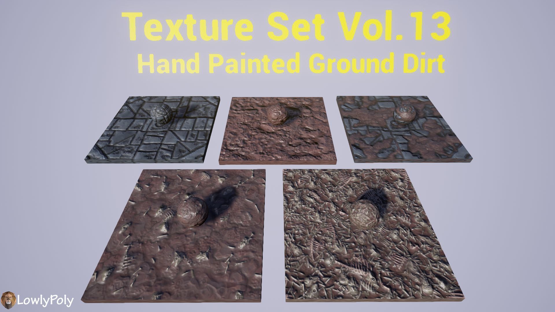 Stylized Dirt Vol 13  - Hand Painted Texture Texture_13