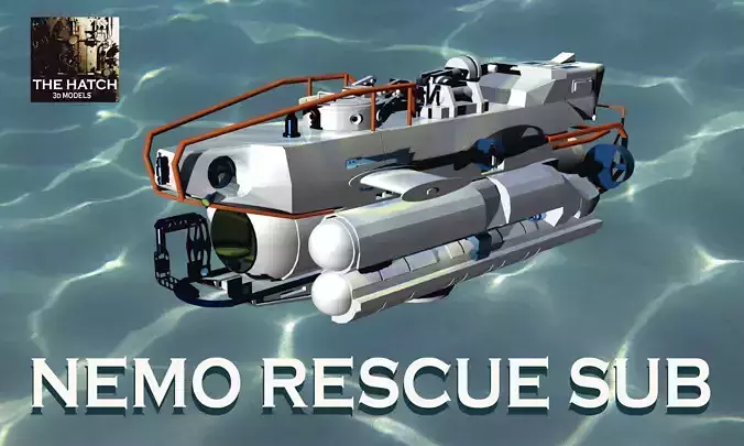 NEMO rescue sub 3D model