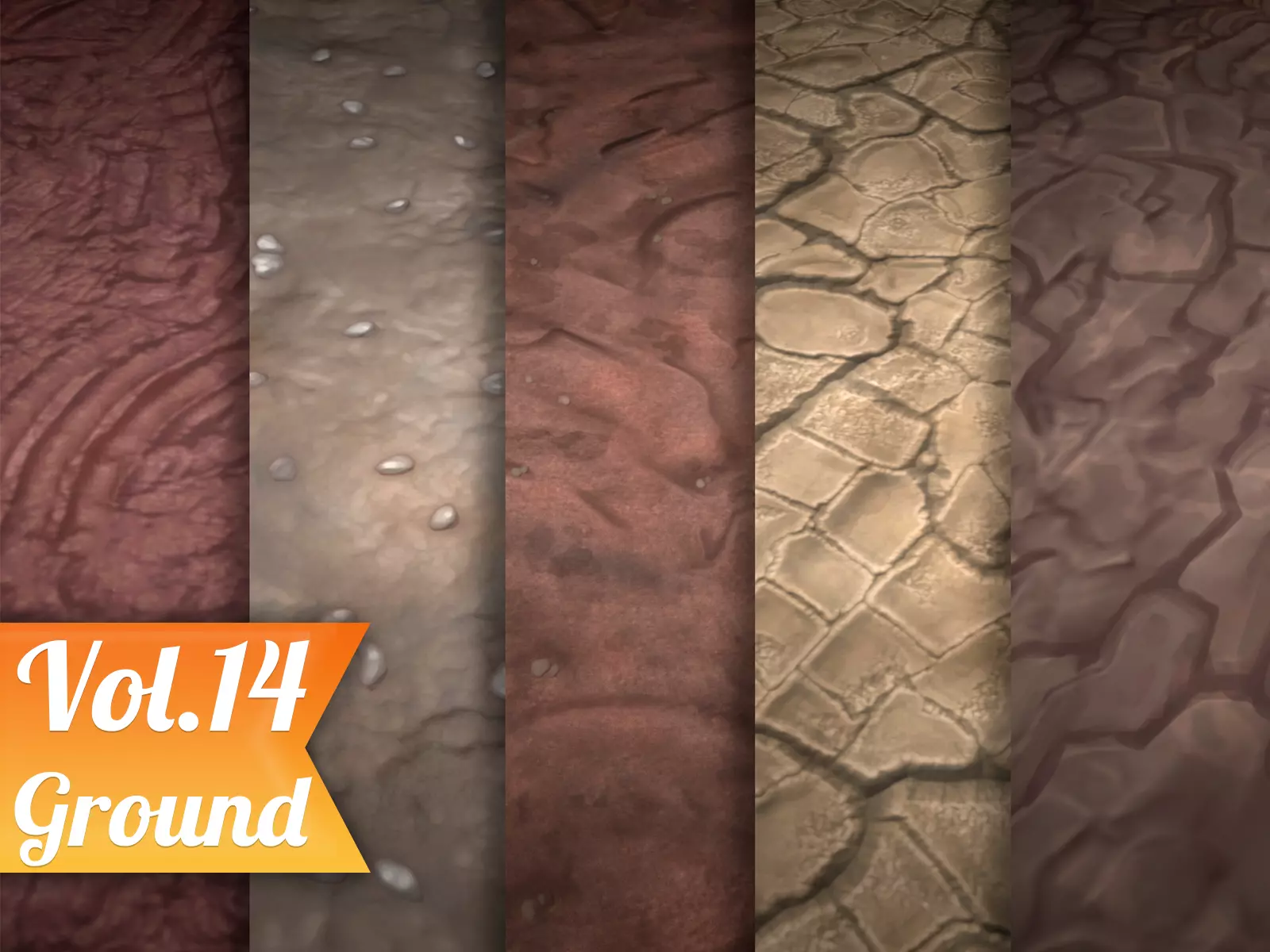 Stylized Ground Vol 14 - Hand Painted Texture Pack Texture_0