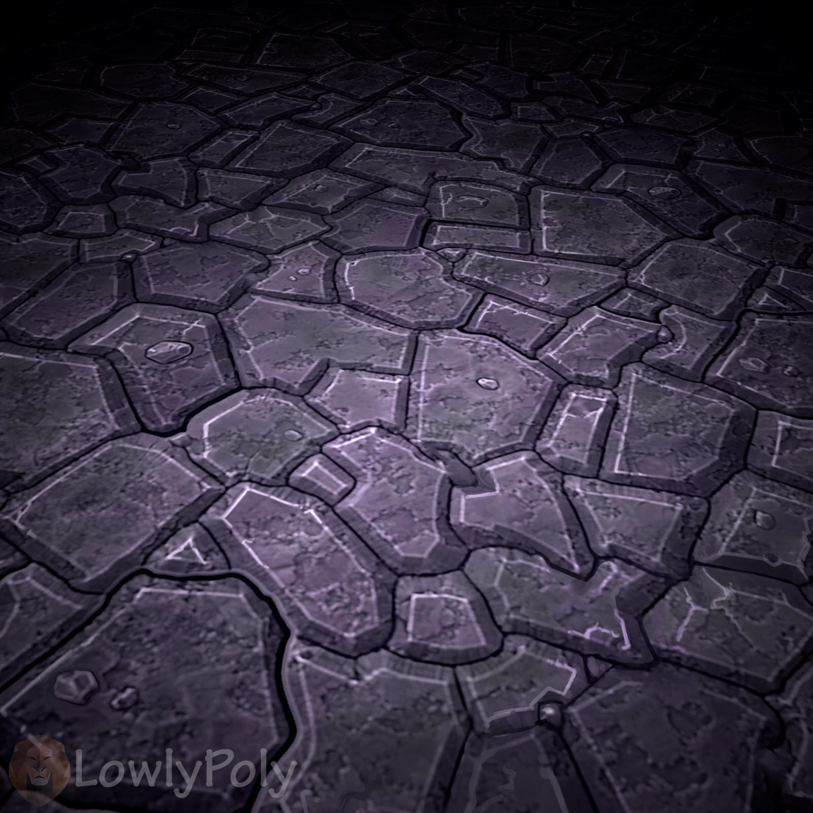 Stylized Rocks Vol 15 - Hand Painted Texture Pack Texture_11