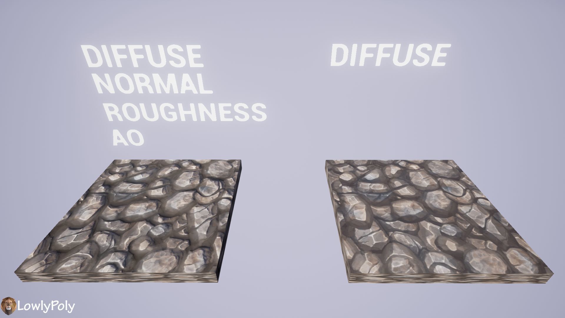 Stylized Rocks Vol 15 - Hand Painted Texture Pack Texture_19