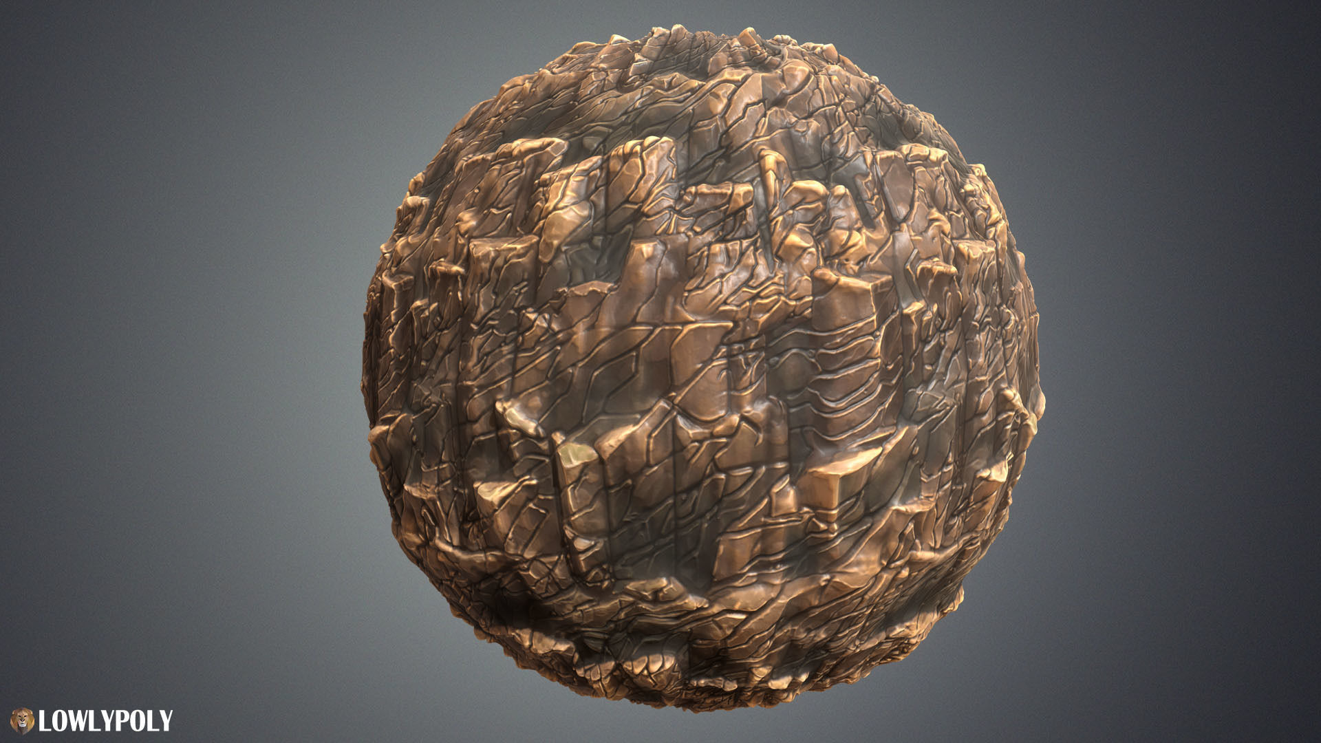 Stylized Rocks Vol 15 - Hand Painted Texture Pack Texture_6