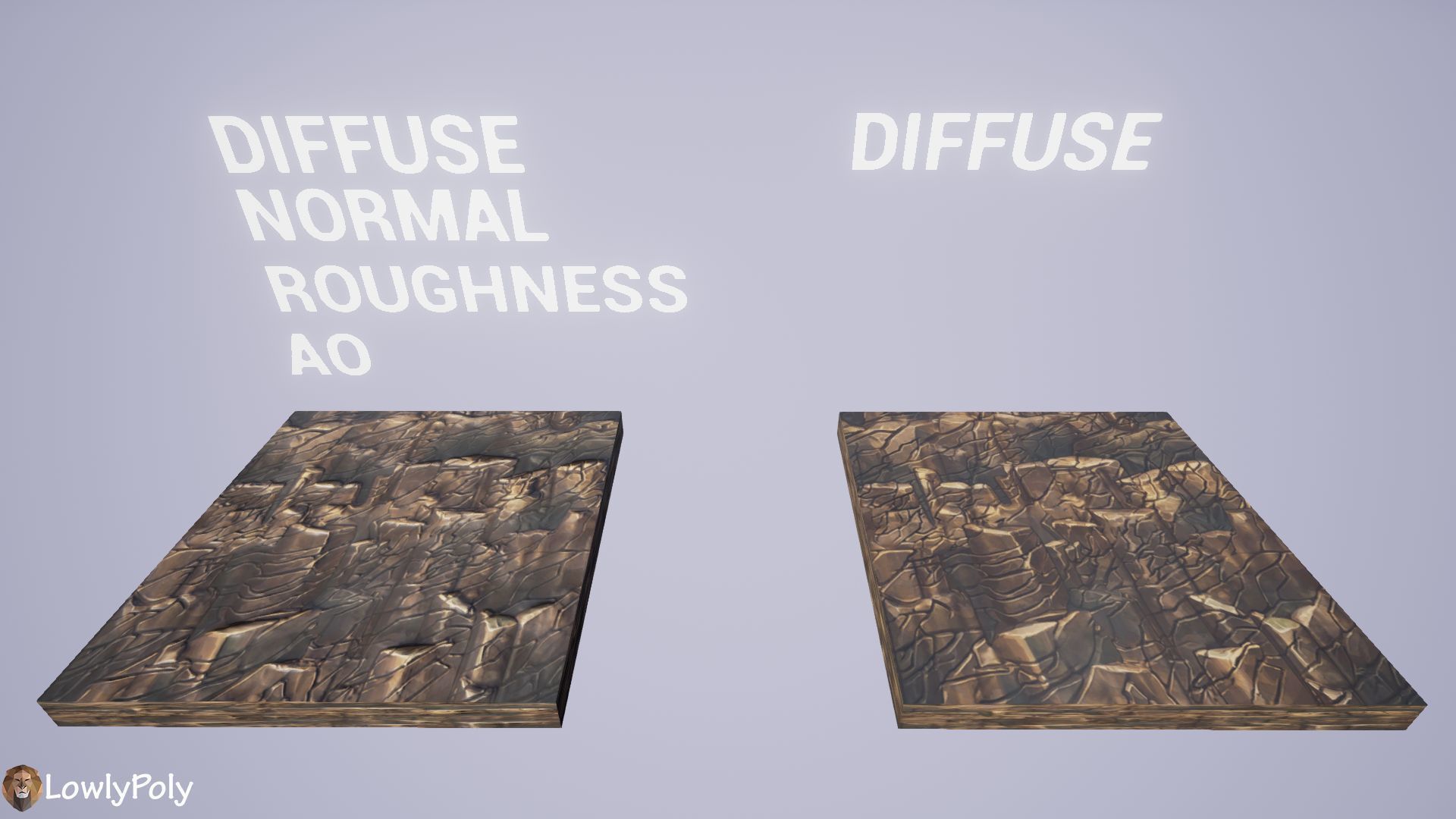 Stylized Rocks Vol 15 - Hand Painted Texture Pack Texture_16