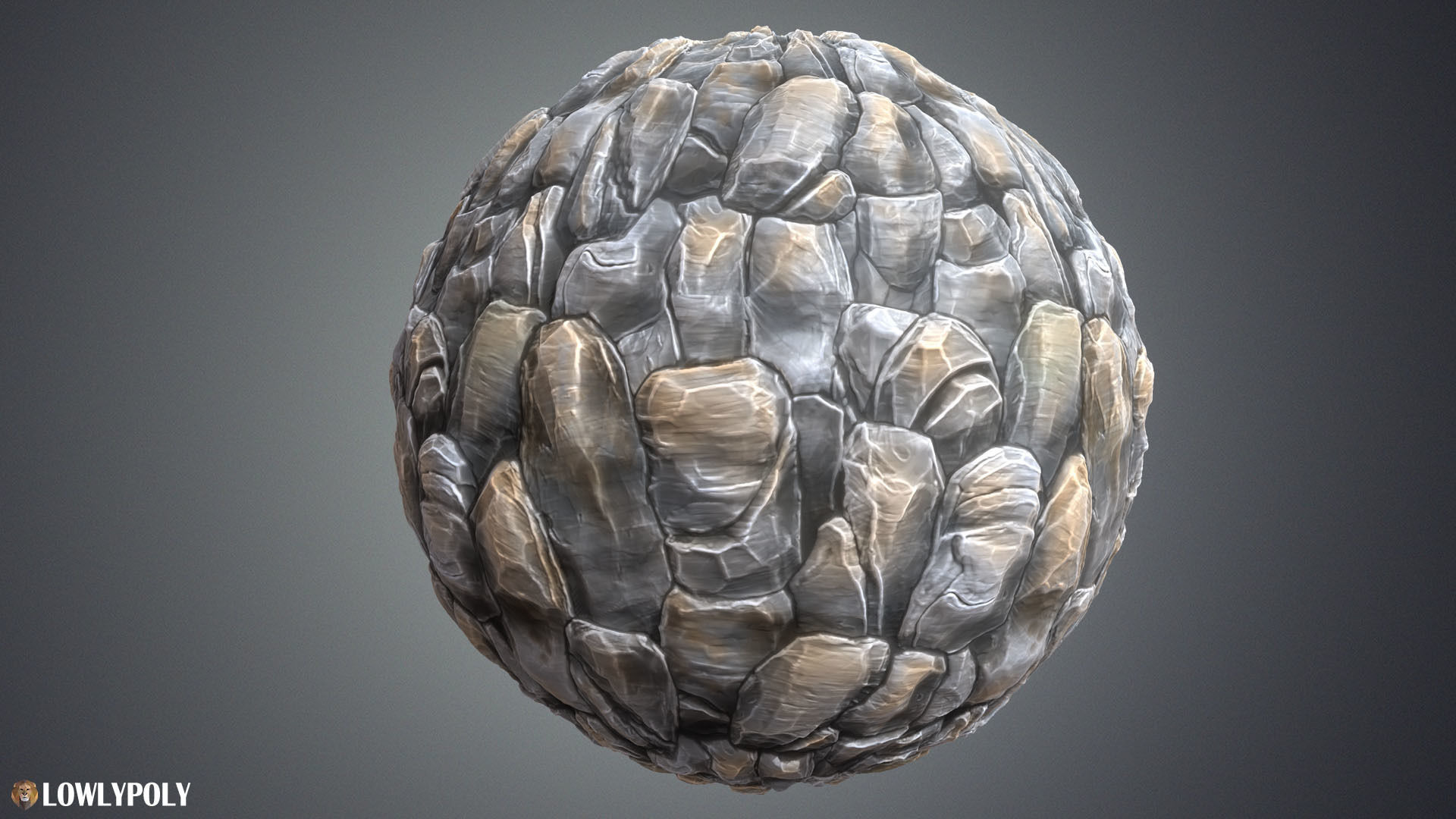 Stylized Rocks Vol 15 - Hand Painted Texture Pack Texture_2