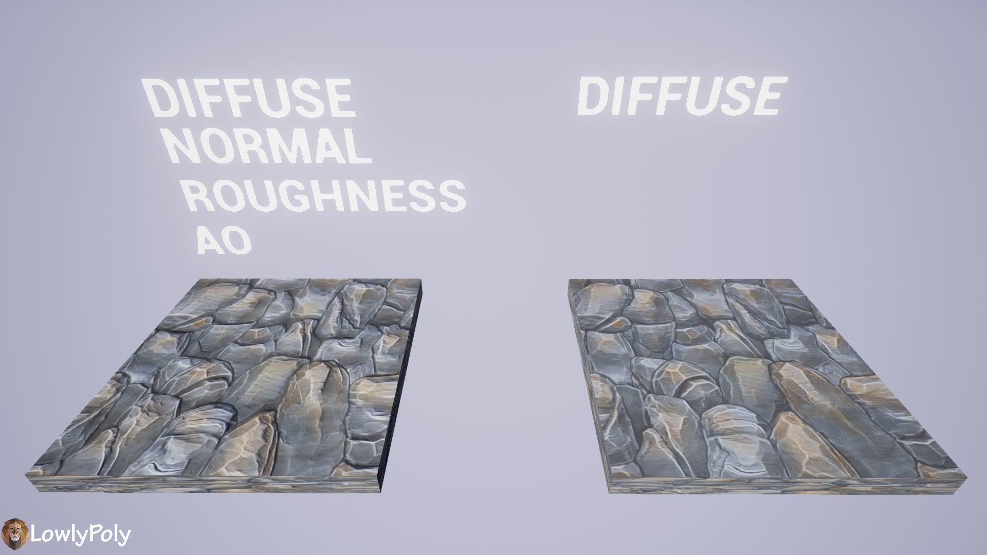 Stylized Rocks Vol 15 - Hand Painted Texture Pack Texture_20