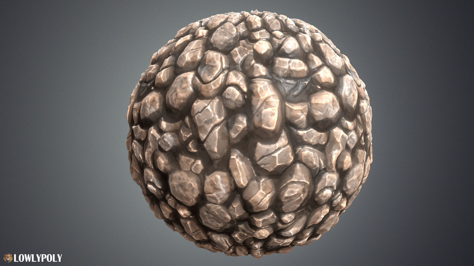 Stylized Rocks Vol 15 - Hand Painted Texture Pack Texture_5