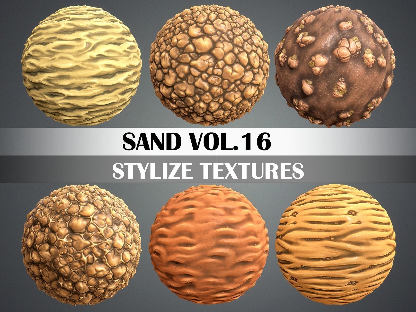 Stylized Sand Vol 16 - Hand Painted Texture Pack Texture_2