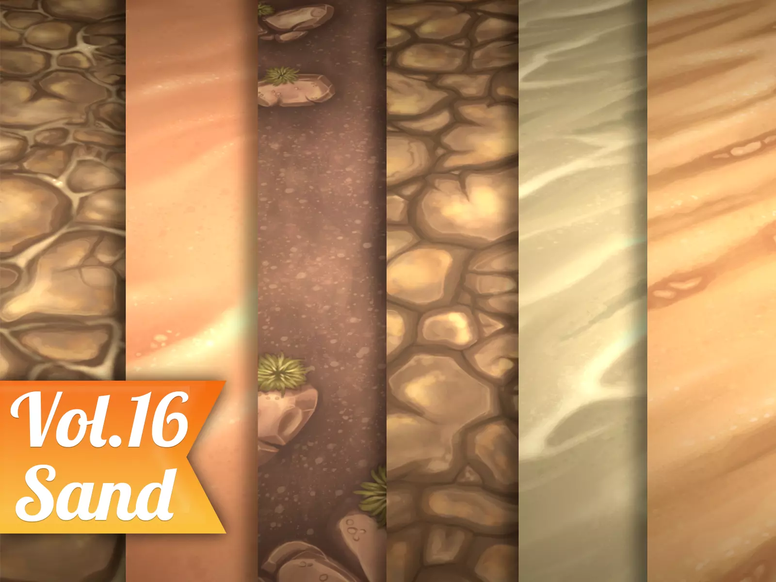 Stylized Sand Vol 16 - Hand Painted Texture Pack Texture_0