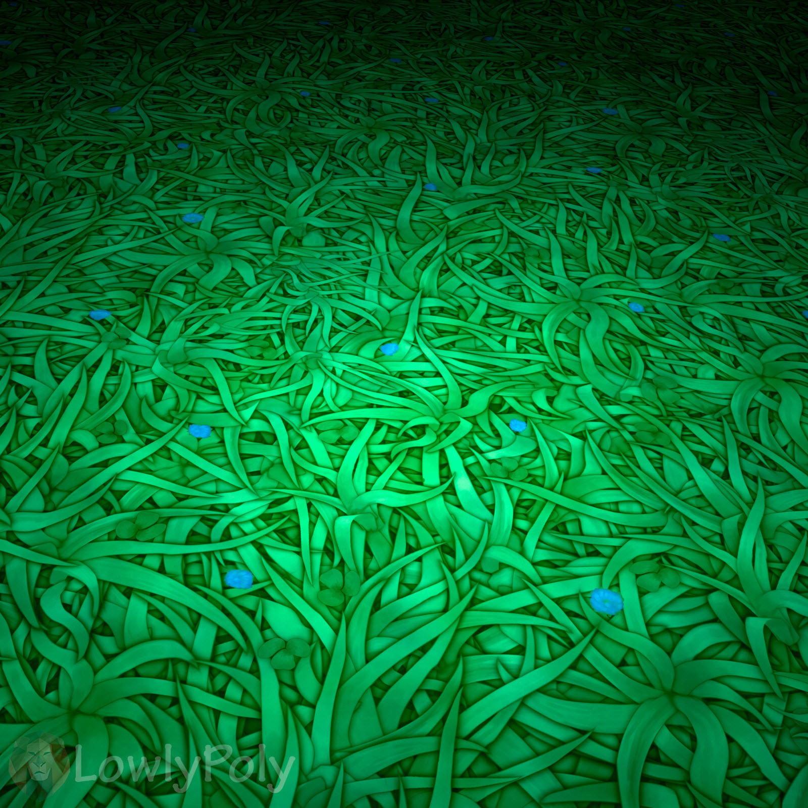Stylized Grass Vol 17 - Hand Painted Texture Pack Texture_12