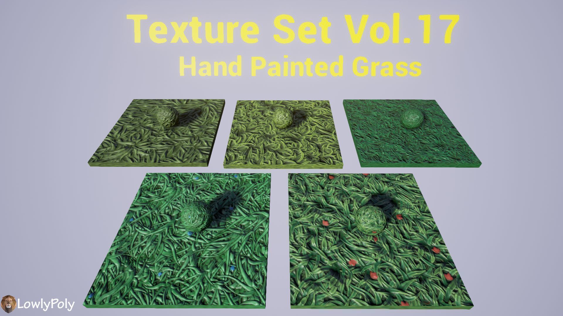 Stylized Grass Vol 17 - Hand Painted Texture Pack Texture_13