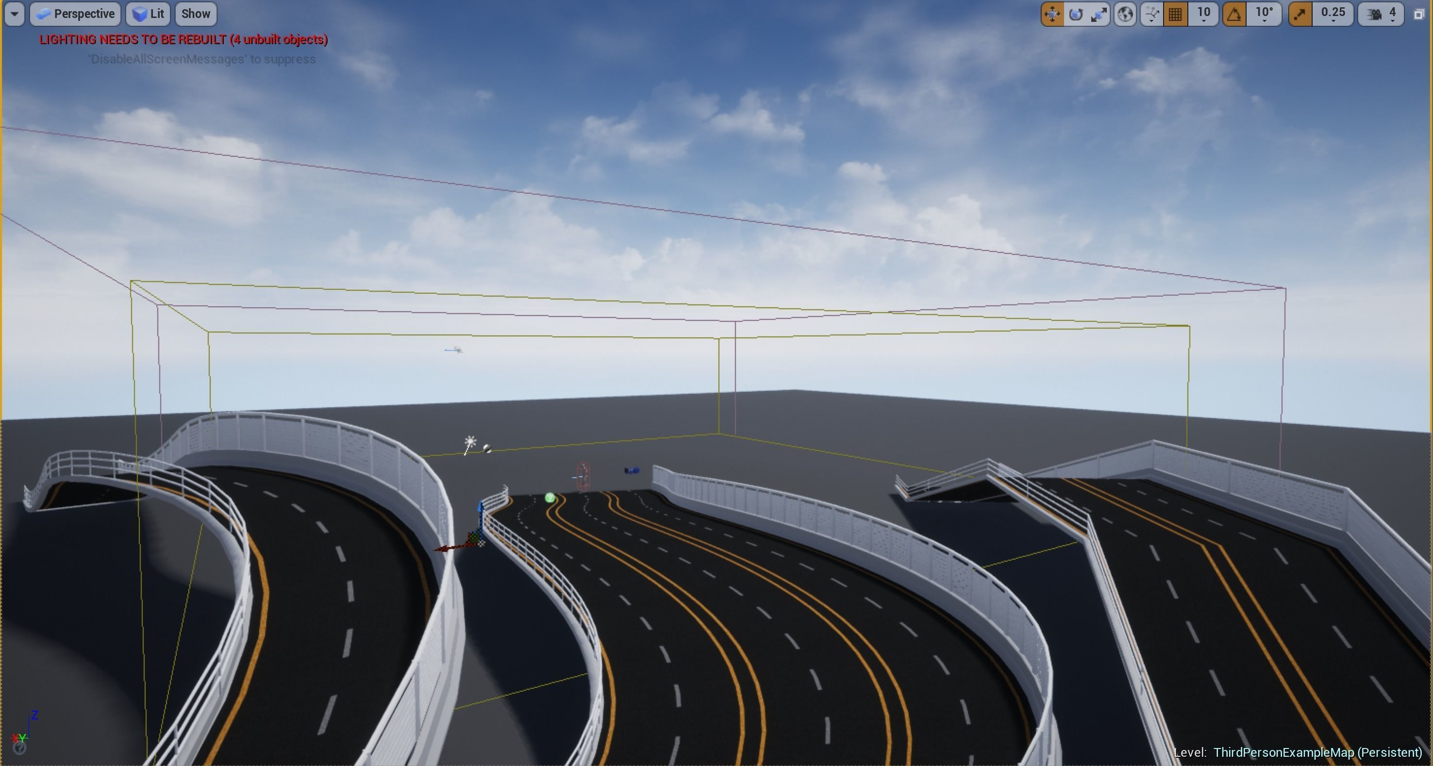 gameready Houdini Procedural Bridge Digital Asset
