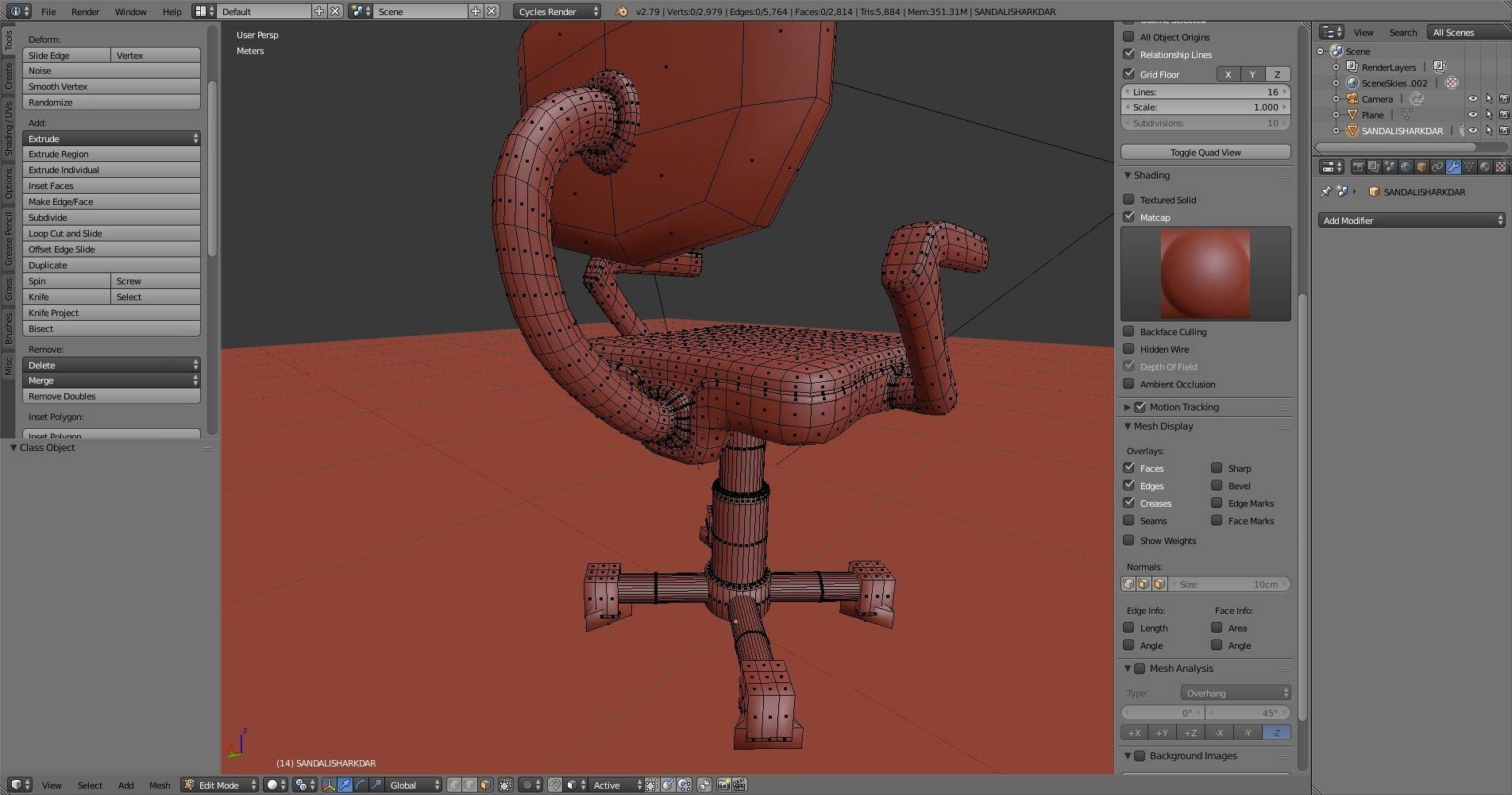 Office Chair 3D model_7