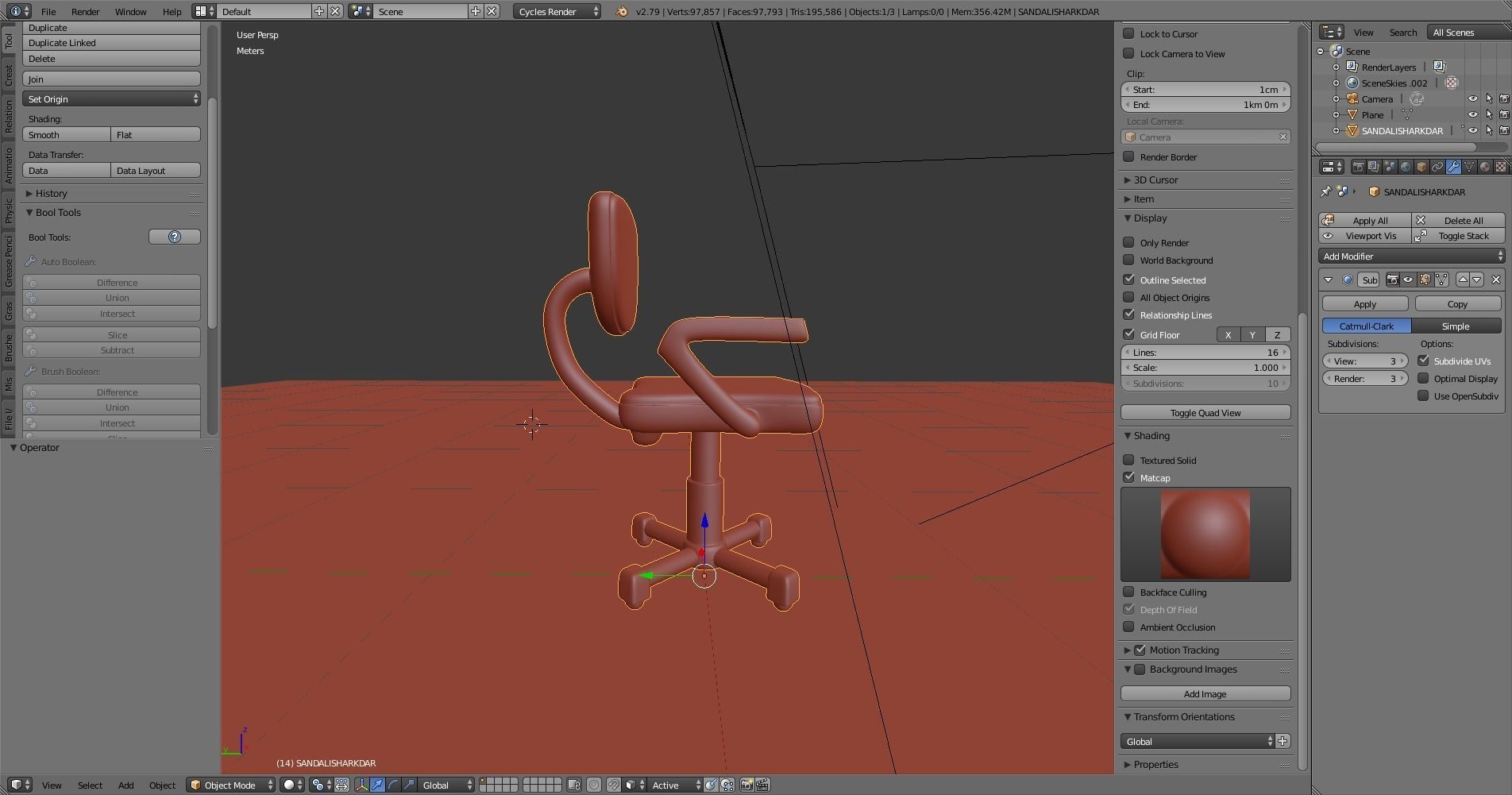 Office Chair 3D model_1