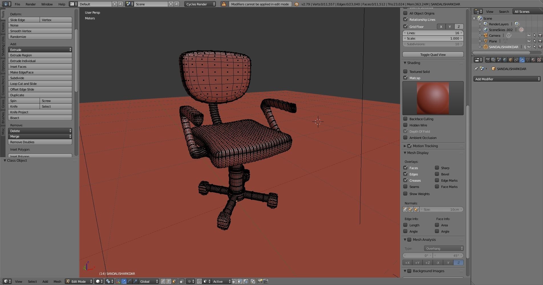 Office Chair 3D model_5