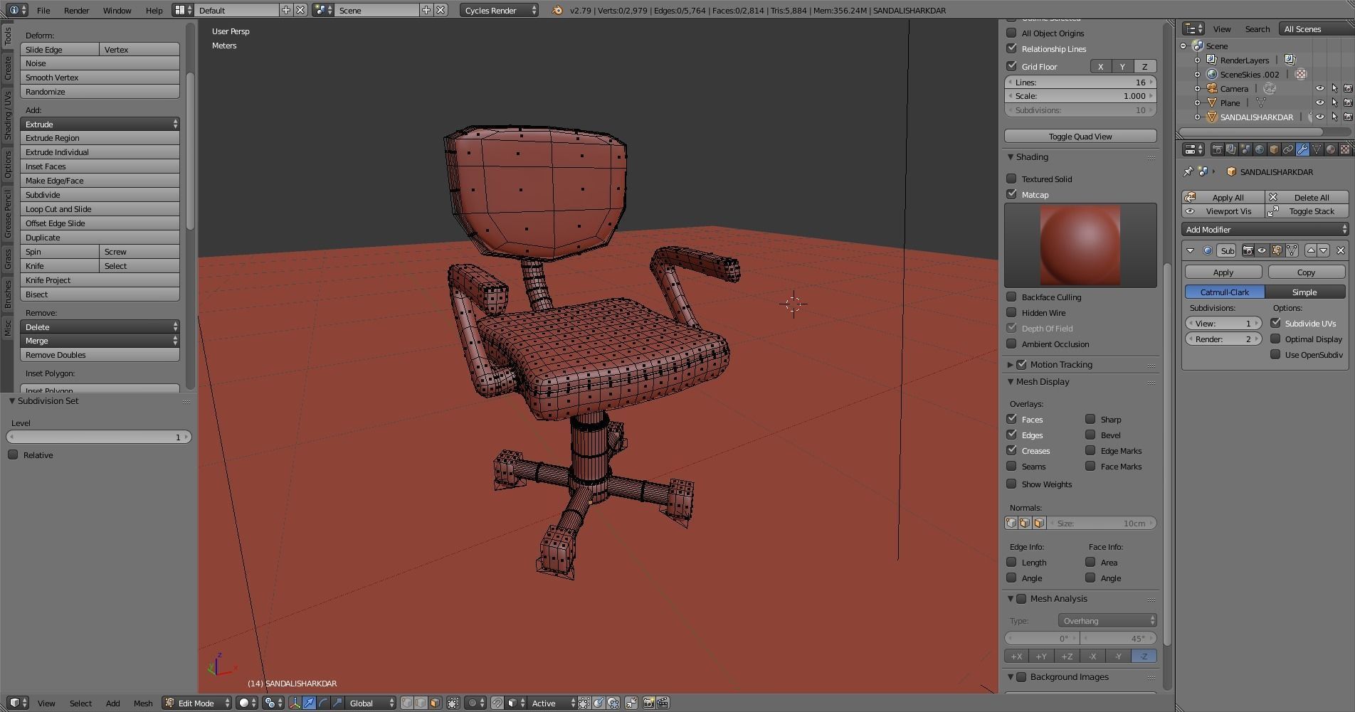 Office Chair 3D model_4