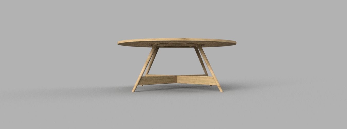 Lounge Table Free 3D model_7