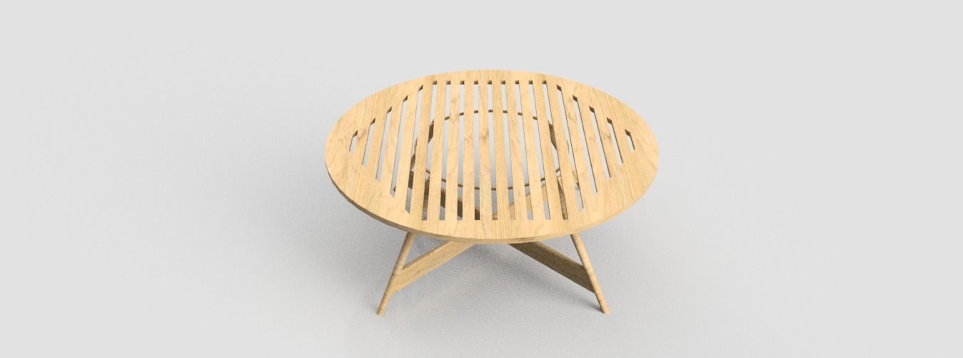 Lounge Table Free 3D model_3