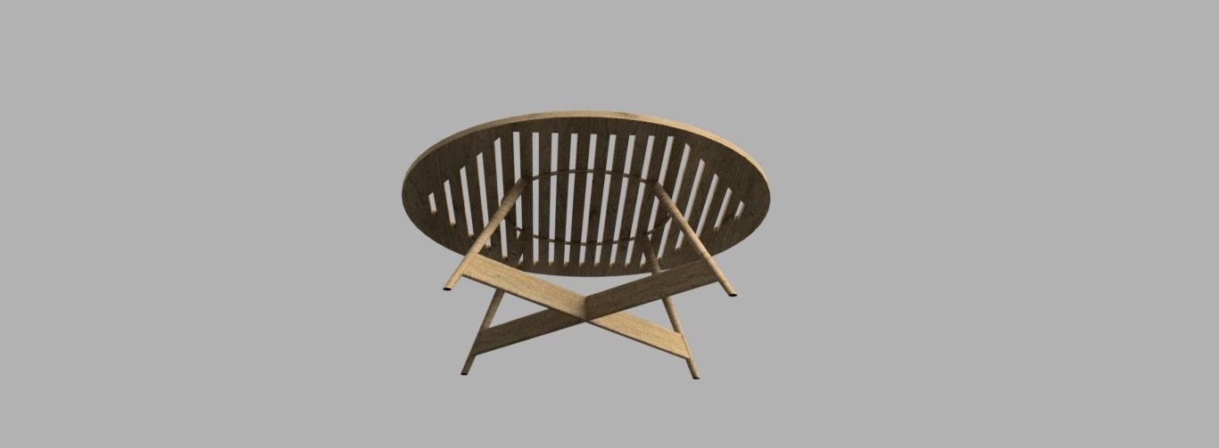 Lounge Table Free 3D model_5