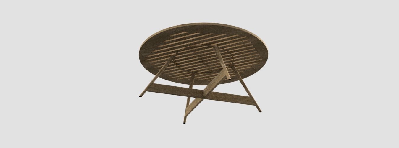 Lounge Table Free 3D model_8