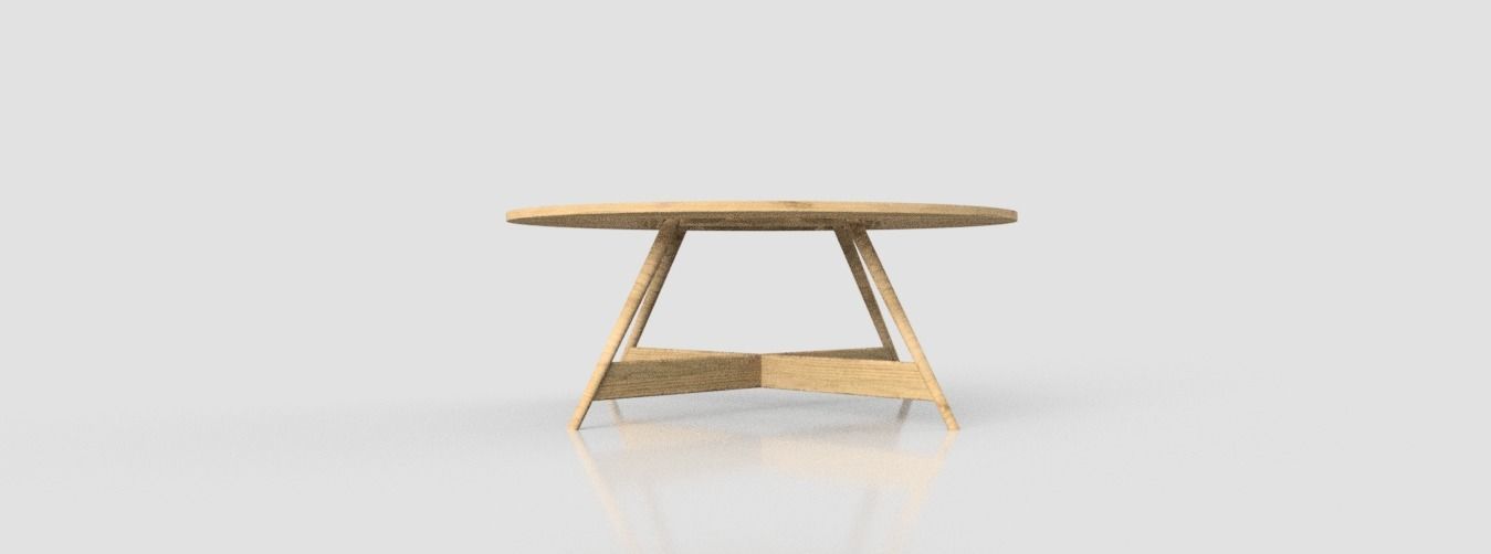 Lounge Table Free 3D model_2