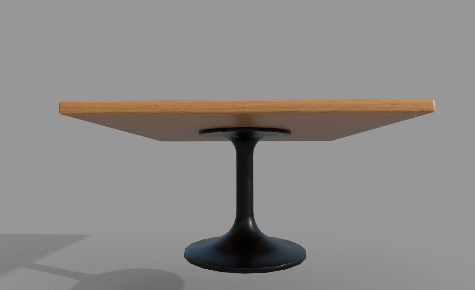Dinning Table  Low-poly 3D model_3
