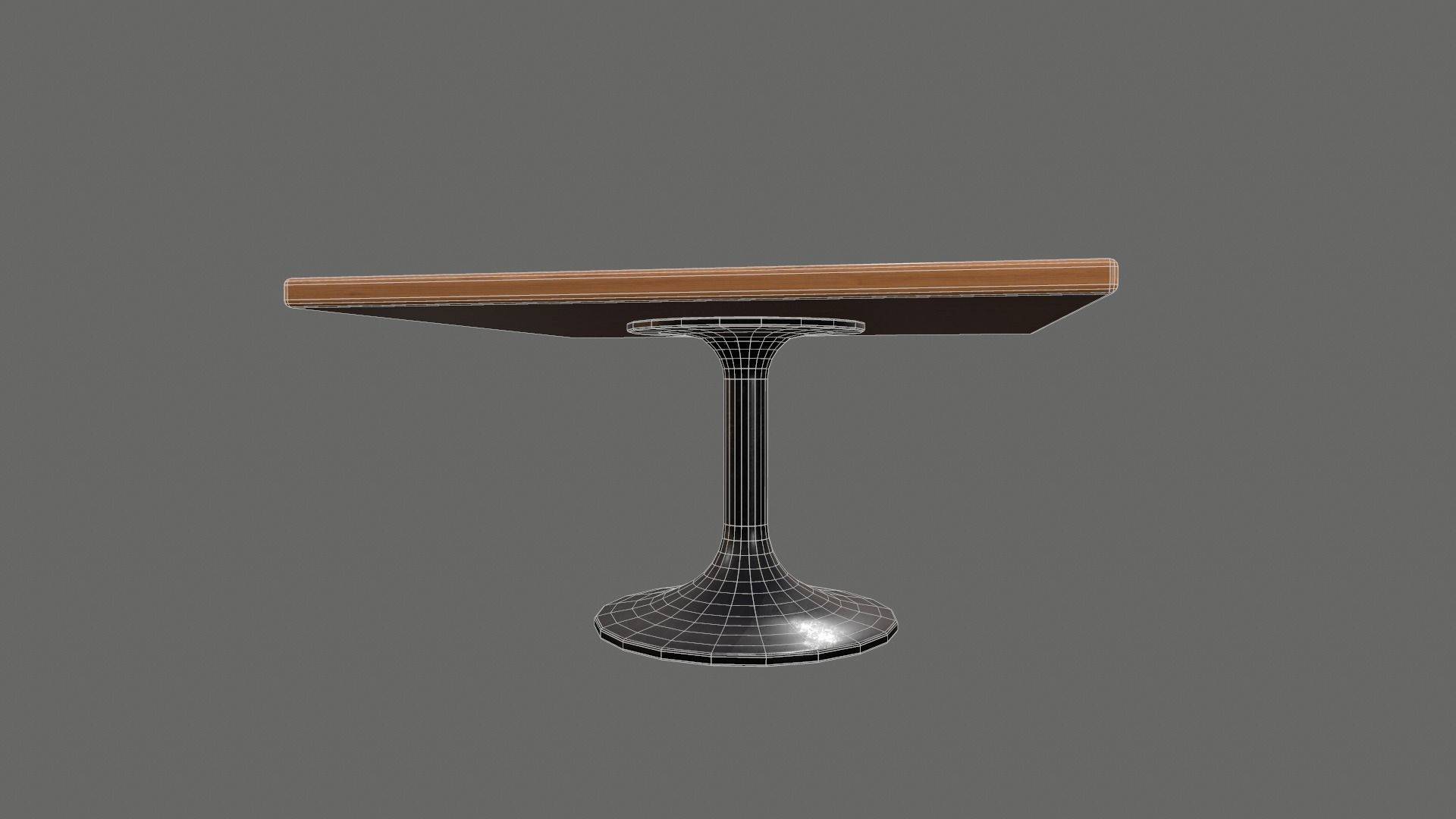 Dinning Table  Low-poly 3D model_7