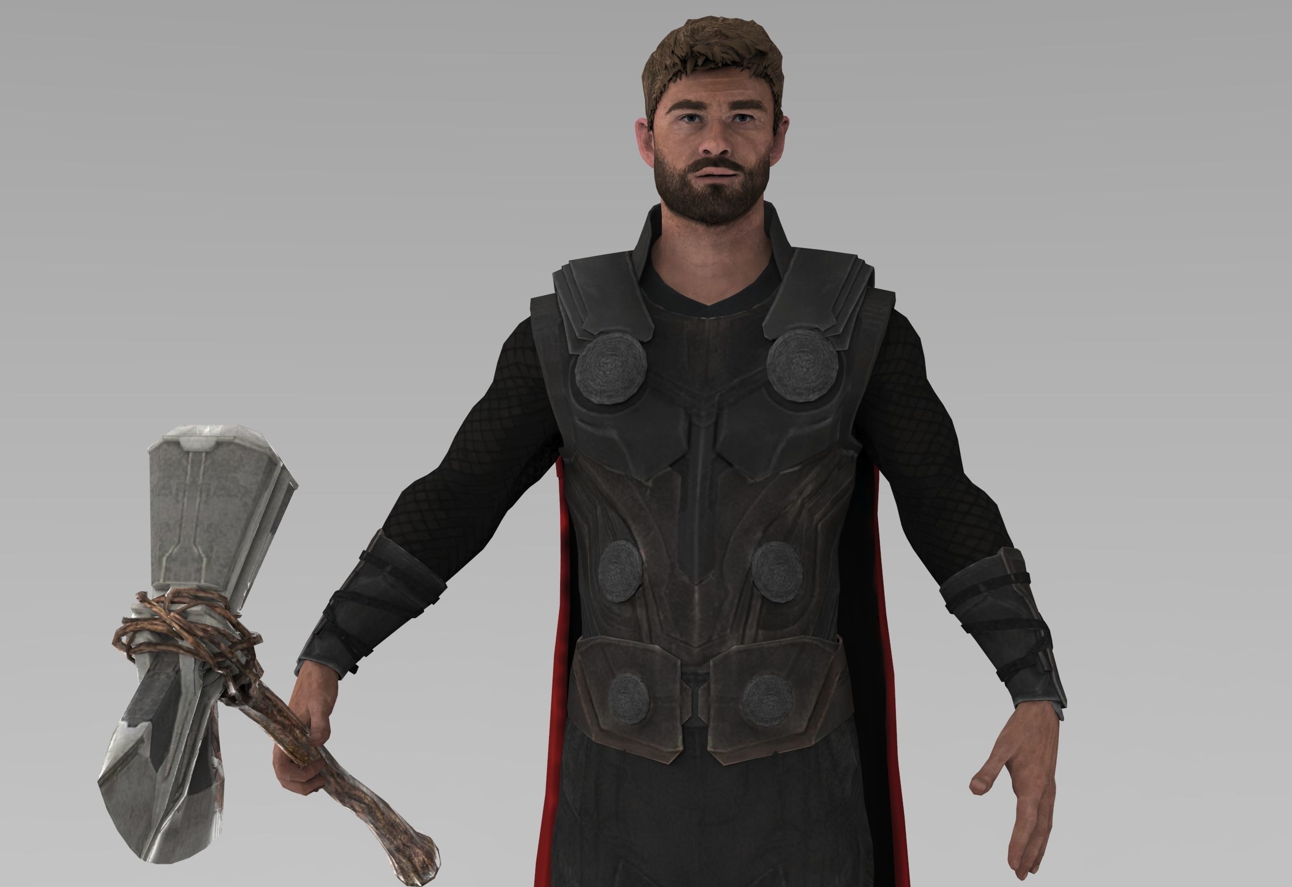 Thor Infinity War 3D model_12
