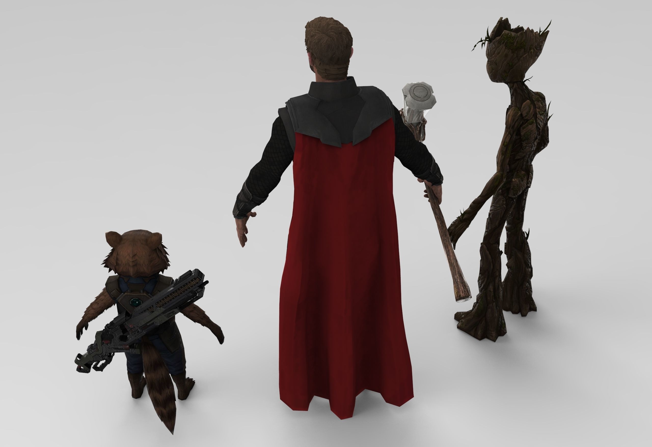 Thor Infinity War 3D model_4