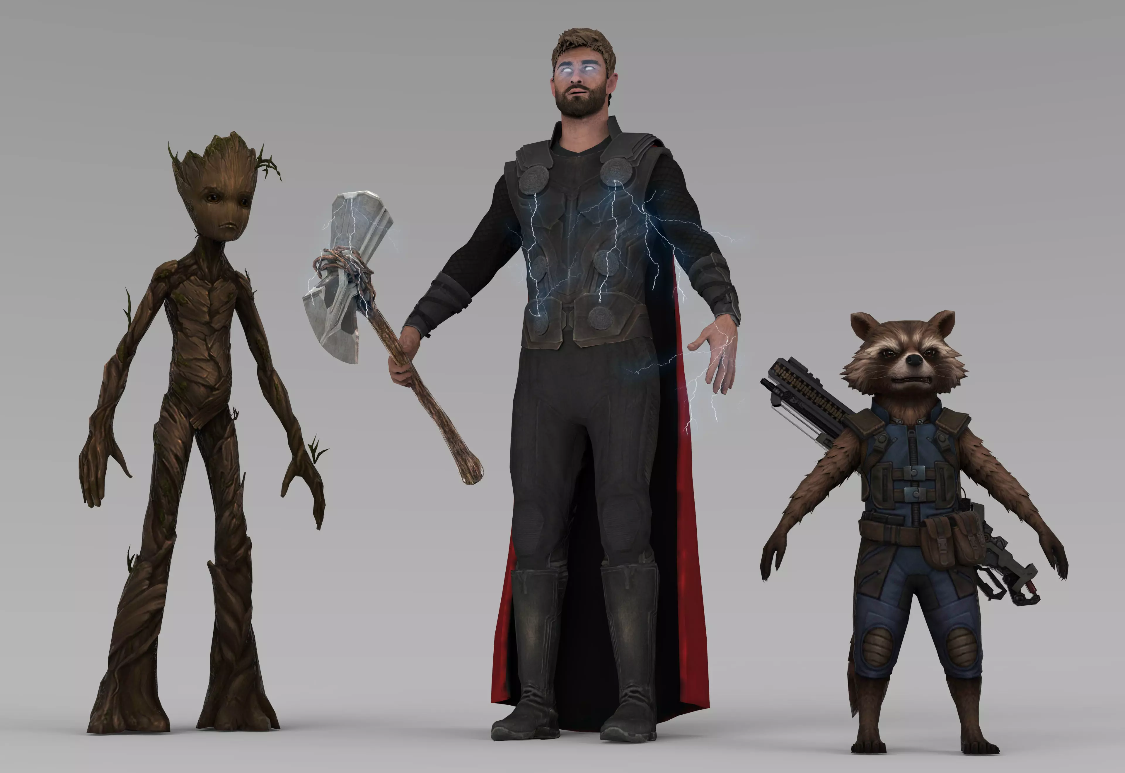 Thor Infinity War 3D model_0