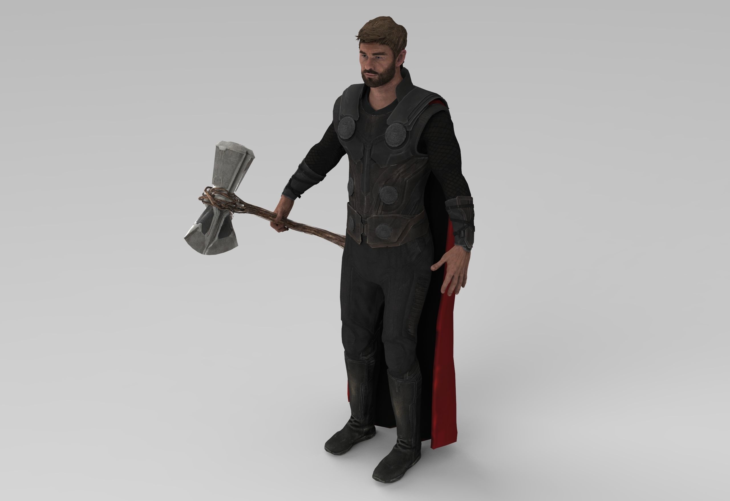 Thor Infinity War 3D model_11