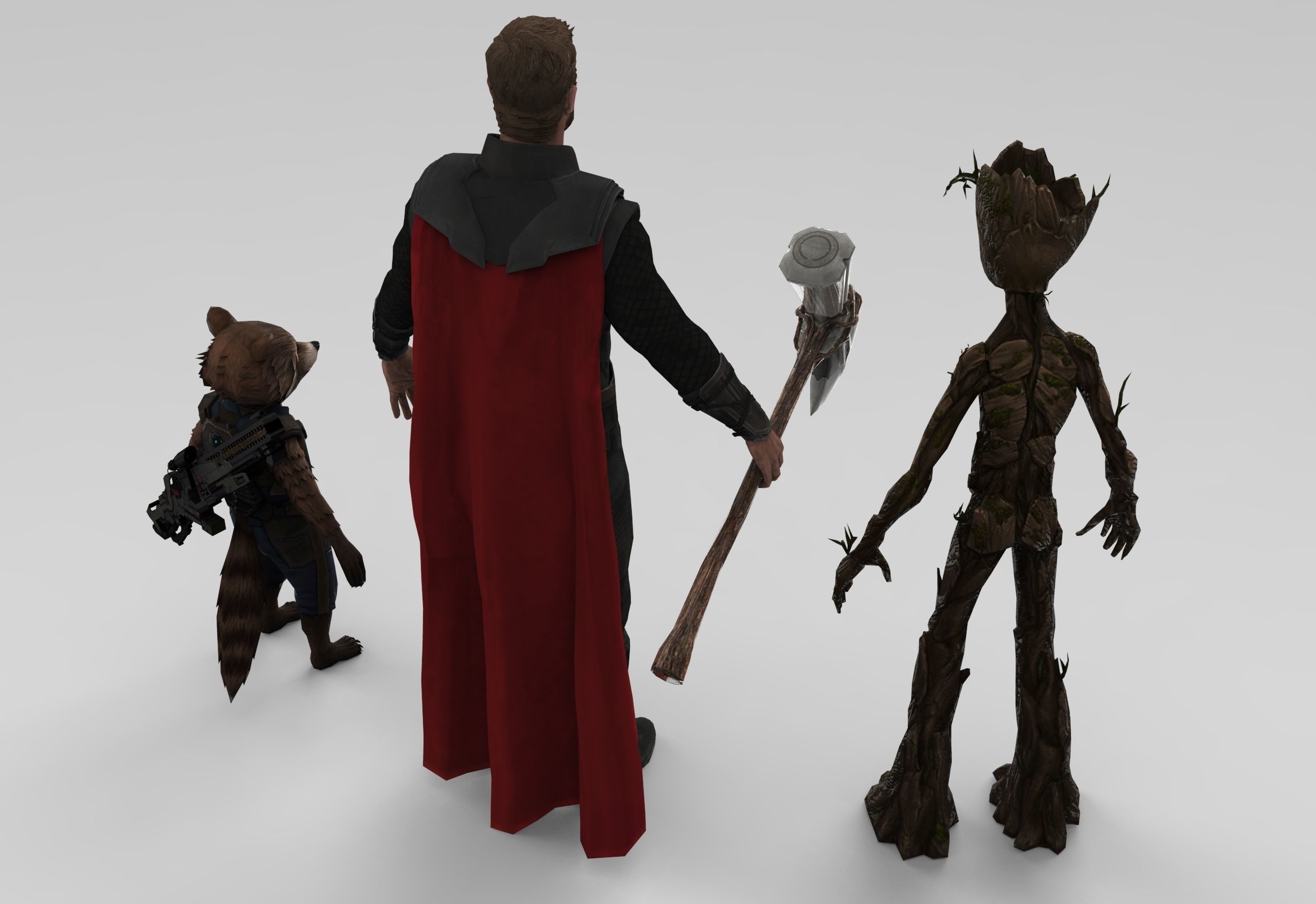 Thor Infinity War 3D model_5