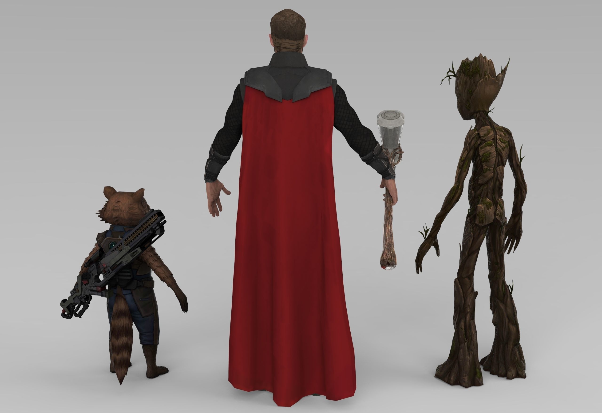 Thor Infinity War 3D model_7