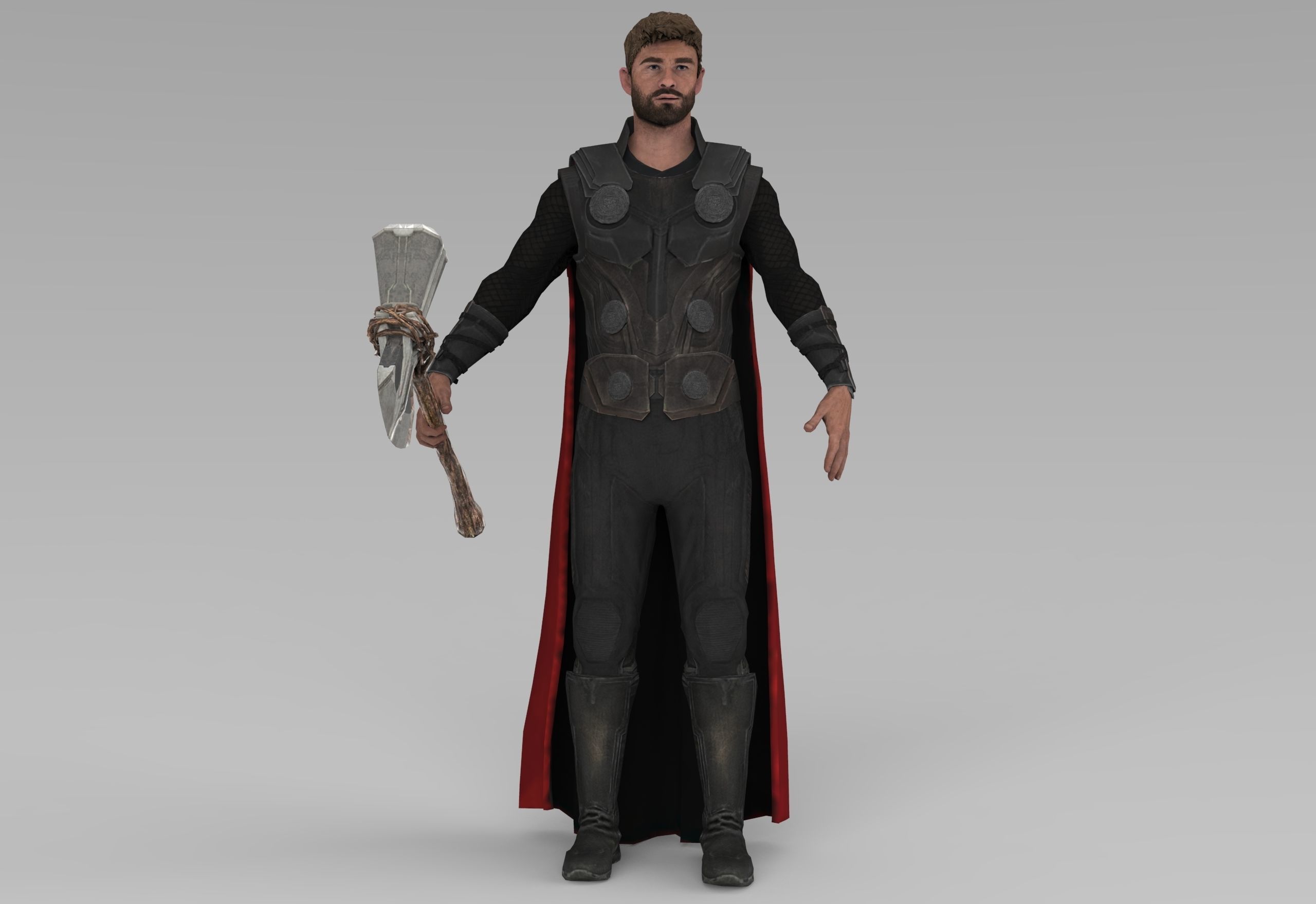 Thor Infinity War 3D model_8
