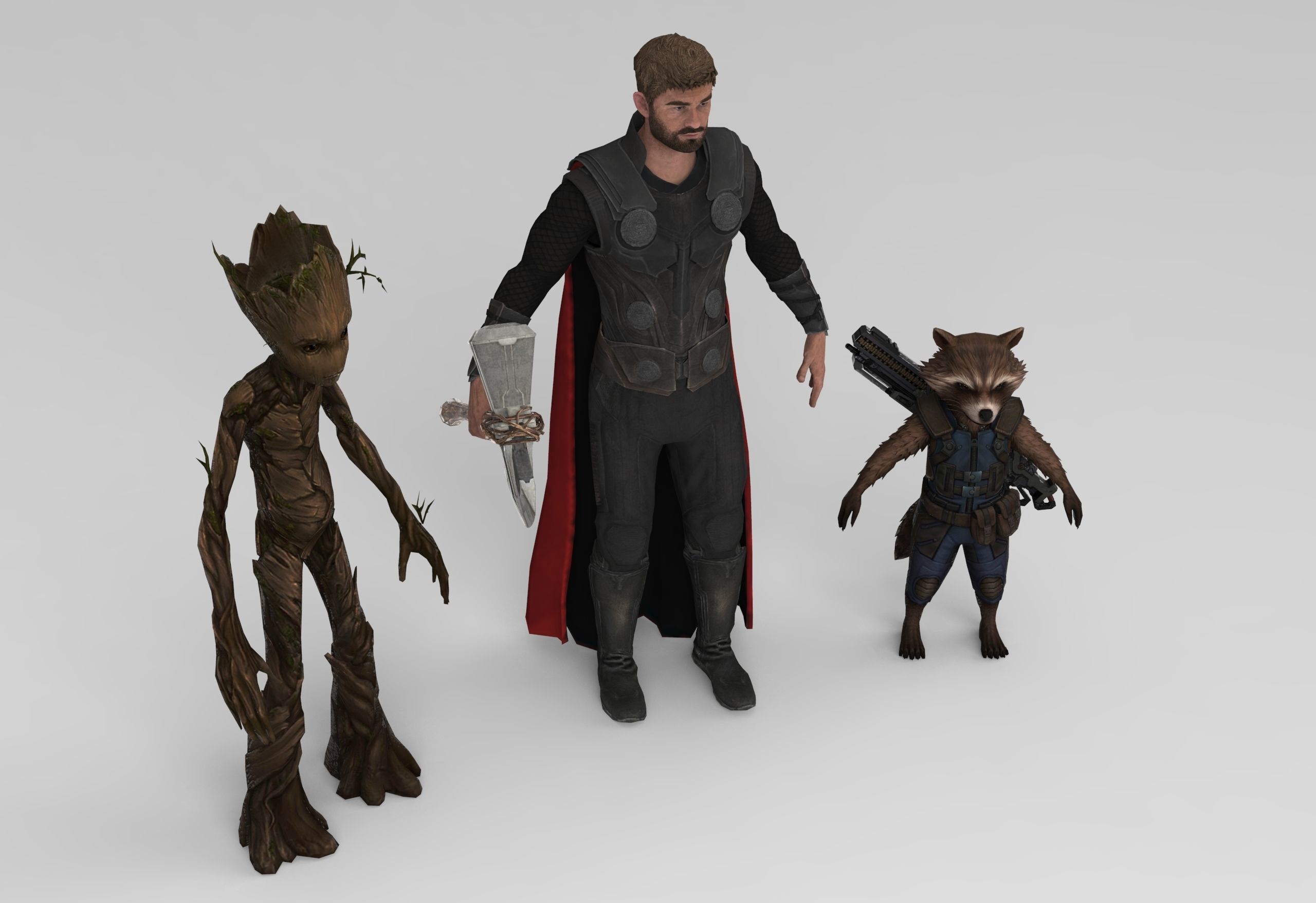 Thor Infinity War 3D model_3