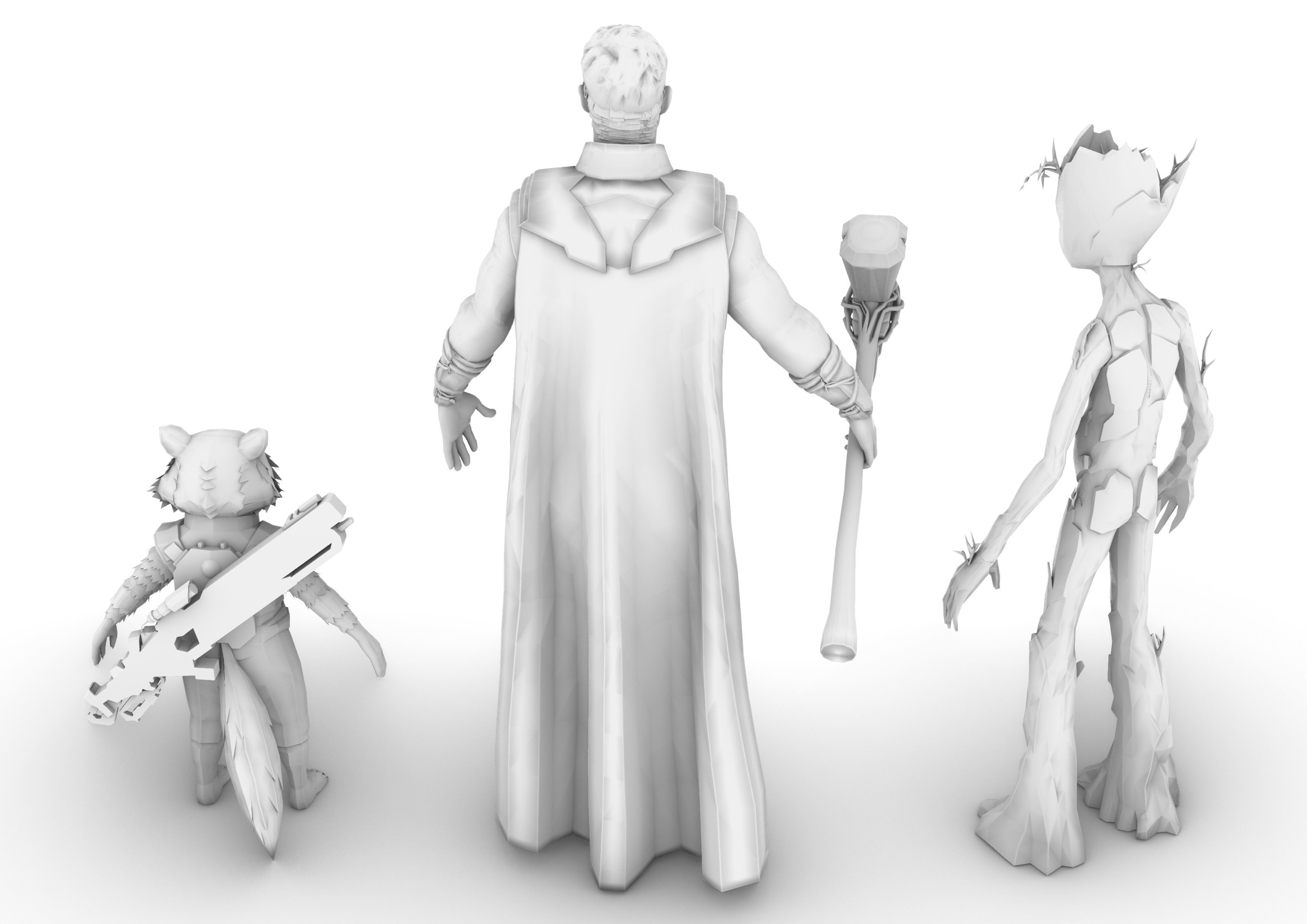 Thor Infinity War 3D model_24
