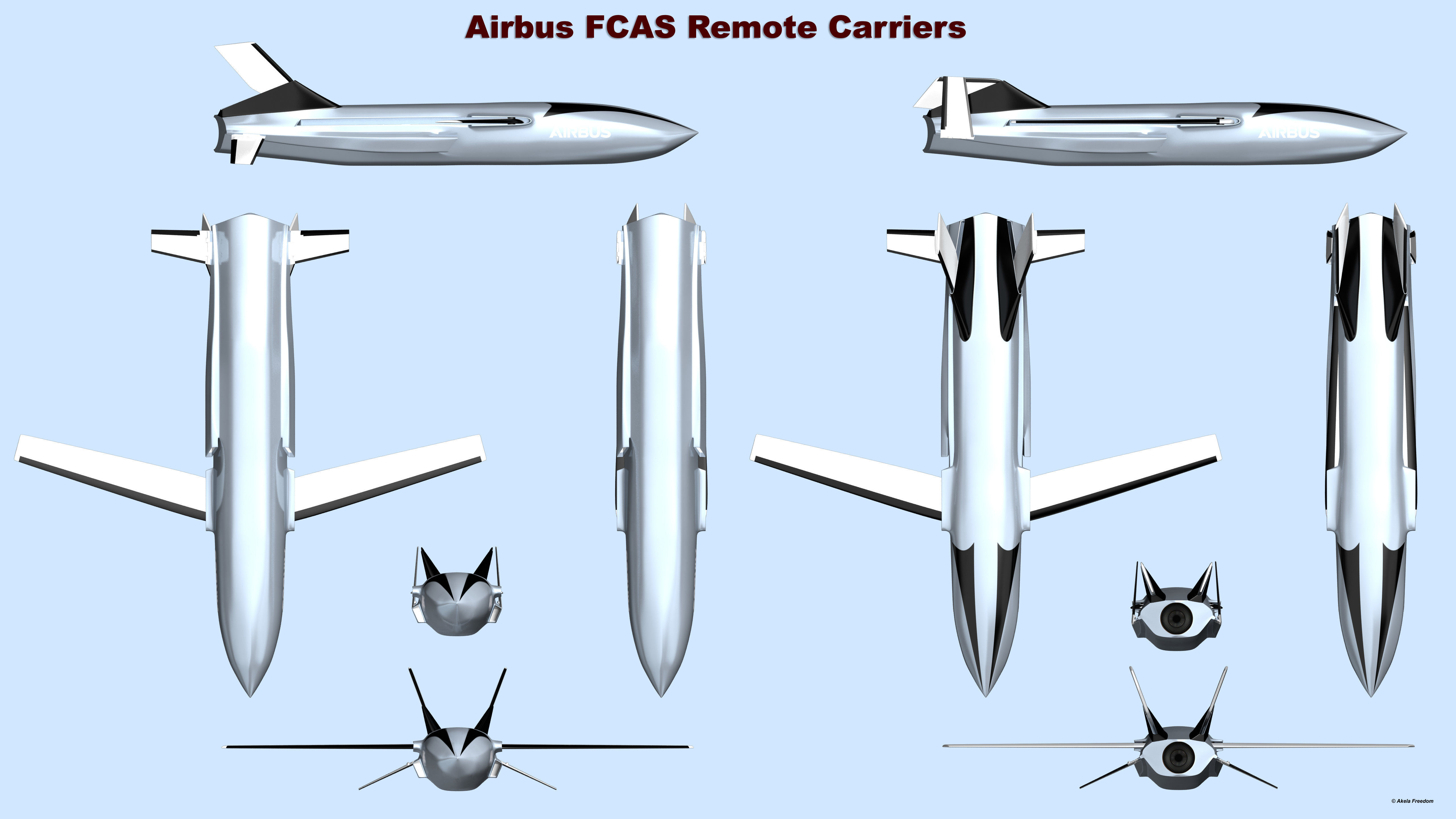 FCAS Remote Carriers 3D model_11