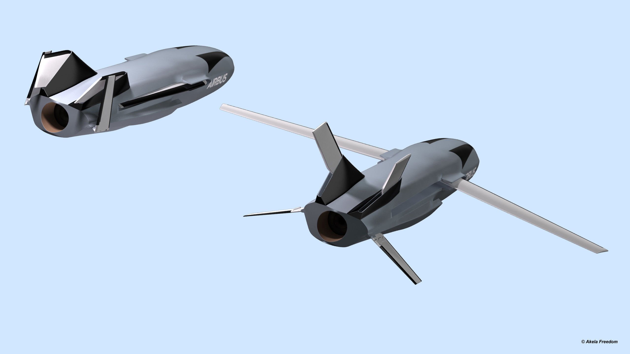 FCAS Remote Carriers 3D model_2