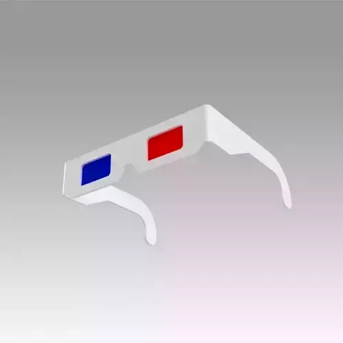 Paper 3d glasses 3D model